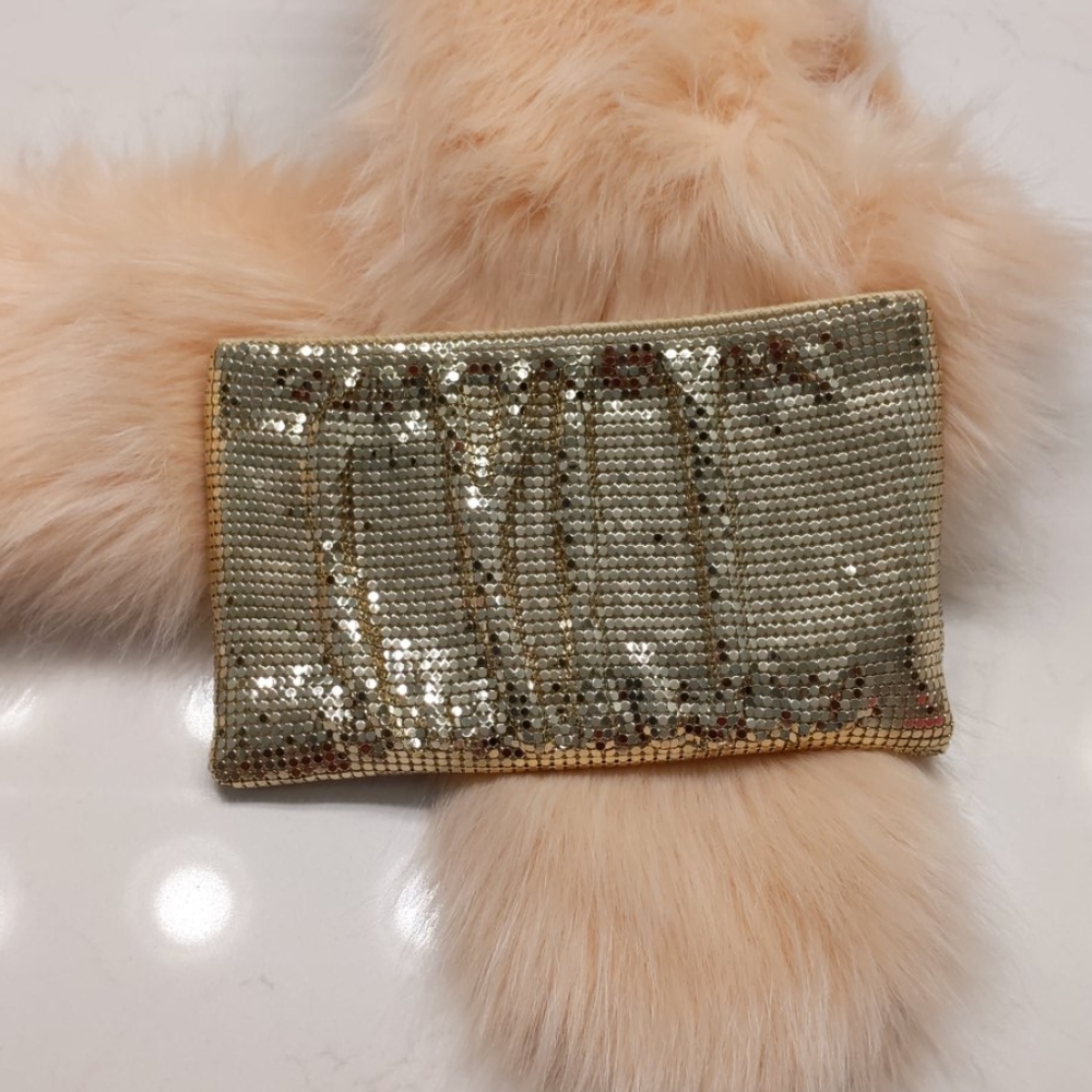 BCBG MAXAZRIA chainmail clutch